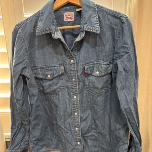 Levi's Classic Indigo Denim Shirt